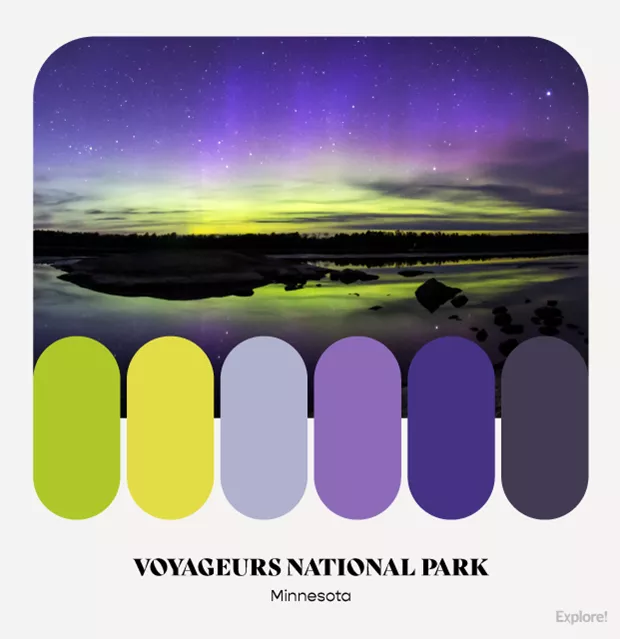 Trending USA National Park Color Palettes - Explore Worldwide